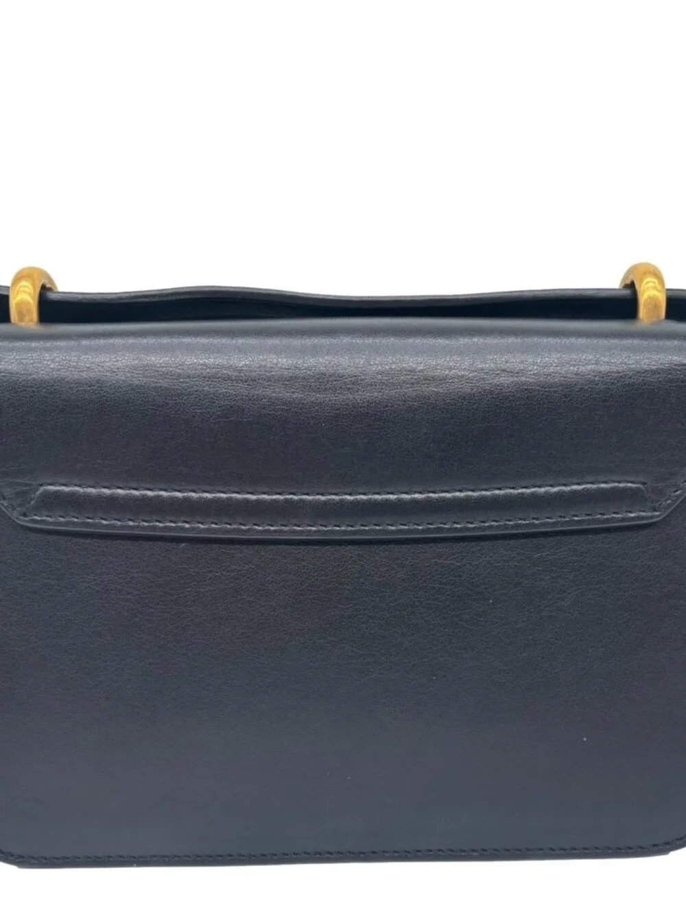 Gucci  Pearly Peony Leather Chain Shoulder Bag Black 432682